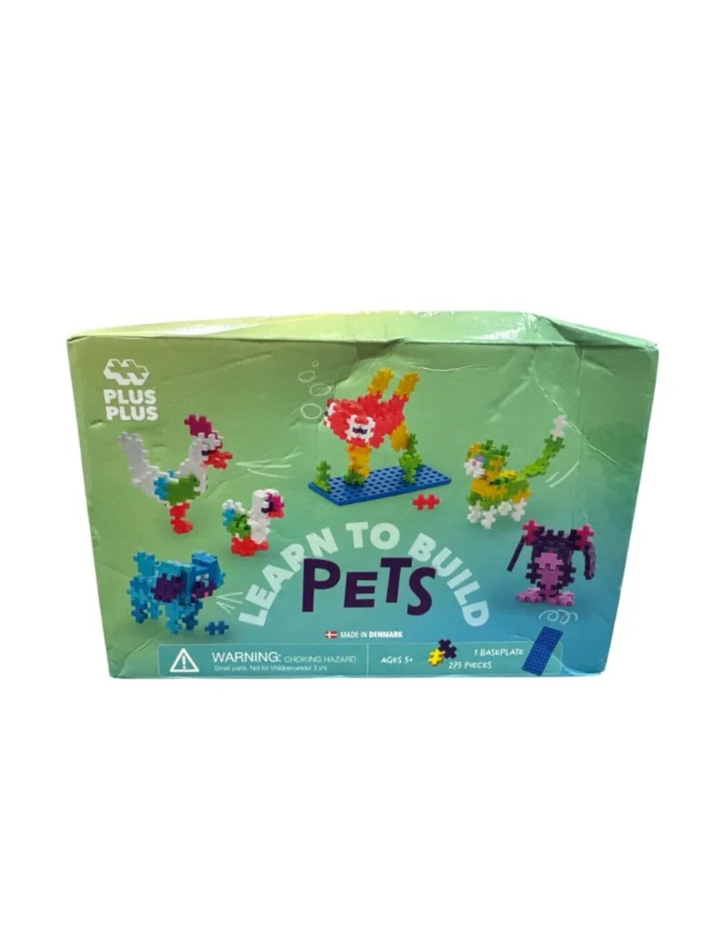Plus-Plus Learn To Build Pets Set With 275 Pieces & 1 Baseplate For Ages 5+  Mad